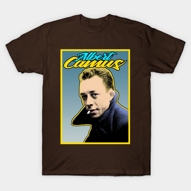 Albert Camus Existential Pop-Art T-Shirt by DankFutura